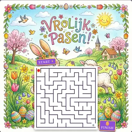 Pasen doolhof