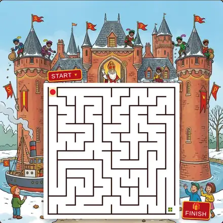 Sinterklaas doolhof